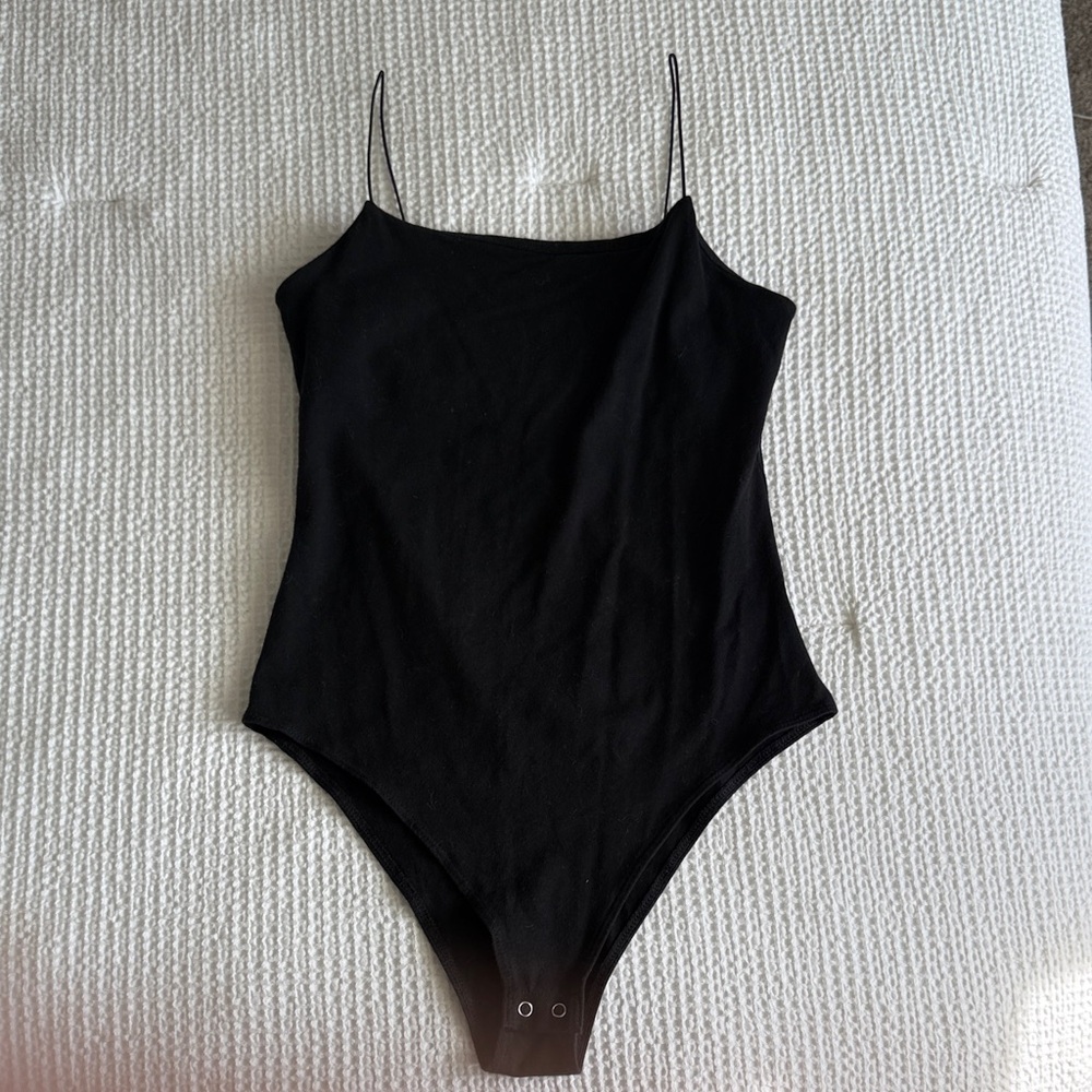 Wild Fable Black Bodysuit Size Small